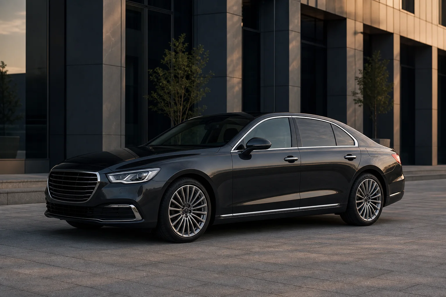 Executive sedan vehicle category for private transfers